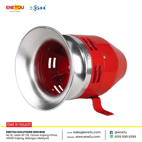 XGH MS 390 ELECTRIC ALARM (WIND Screw) 116dB